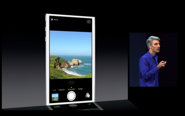 Vier Kamera-Apps in einer (Bild: Apple/Screenshot: Golem.de)